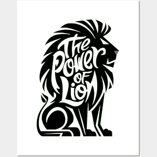 THE POWER OF LION Posters and Art